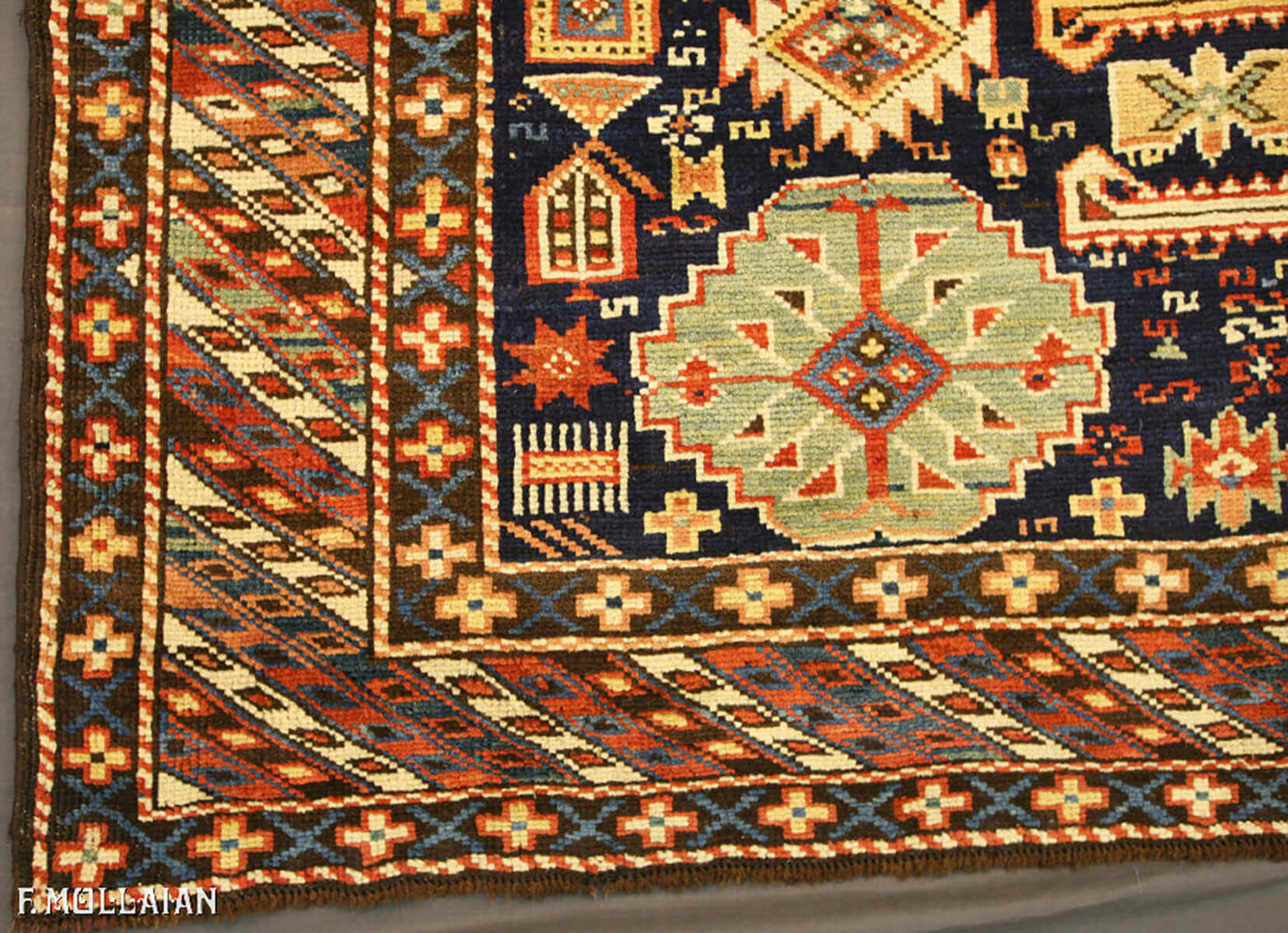 Tappeto di Azerbaigian Antico Karaghashli n°:71240738